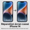Réparation écran iPhone 14 cassé à Paris | Centre agréé Apple – Micro Cocktails