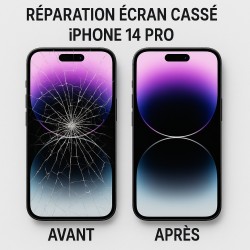 Réparation écran iPhone 14 Pro cassé à Paris | Centre agréé Apple – Micro Cocktails
