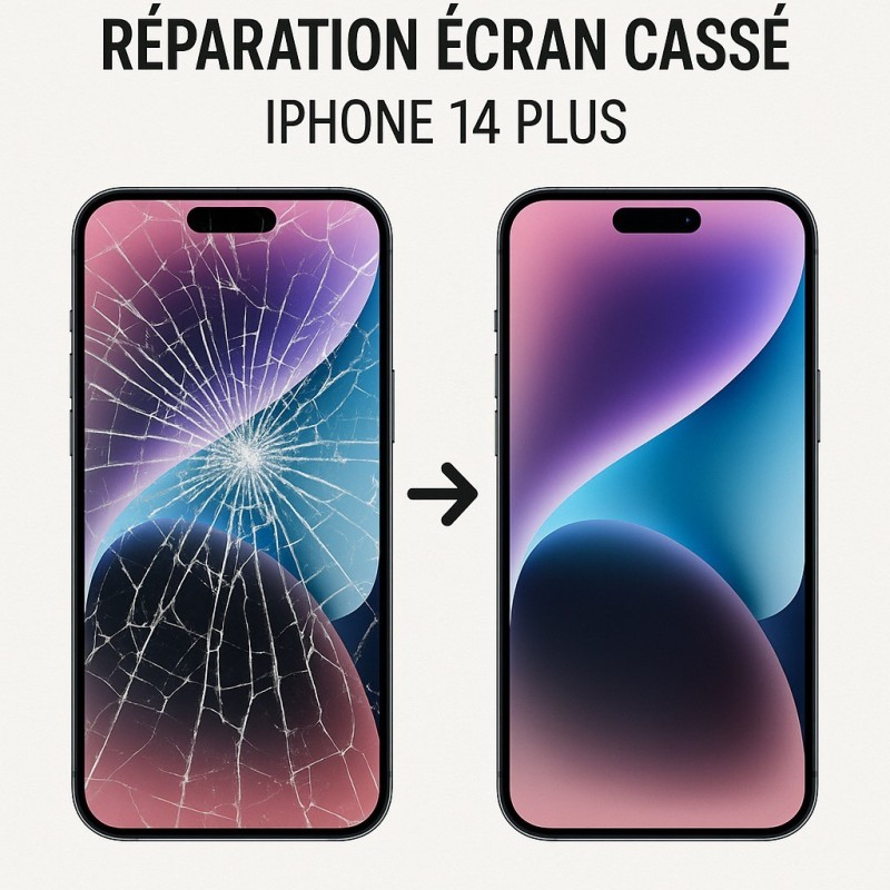 Service de réparation écran cassé iPhone 14 plus Paris. Centre agrée IRP Apple. Service de réparation écran cassé iPhone 14 plus Paris. Centre agrée IRP Apple.