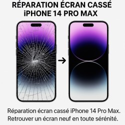 Réparation écran iPhone 14 Pro Max cassé à Paris | Centre agréé Apple – Micro Cocktails