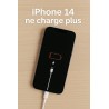 iPhone 14 ne charge plus – symptôme courant du connecteur défectueux, réparation rapide à Paris chez Micro Cocktails