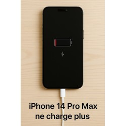 Réparation connecteur charge iPhone 14 pro max Paris.