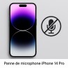 Réparation microphone iPhone 14 Pro.
