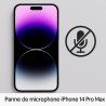 Microphone iPhone 14 Pro Max en panne – son coupé, réparation express à Paris