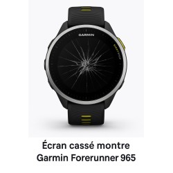 Réparation écran cassé Garmin Forerunner 965 à Paris – Service rapide en atelier ou par envoi postal.