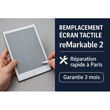 Remplacement écran tactile reMarkable 2 – Réparation rapide à Paris | Micro Cocktails