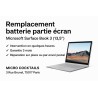 Remplacement batterie partie écran Microsoft Surface Book 3 13,5" – Réparation rapide Paris 17 – Micro Cocktails