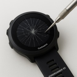 Réparation écran cassé montre Garmin Forerunner 55 à Paris