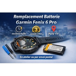 Remplacement Batterie Garmin Fenix 6 Pro | Réparation Rapide à Paris