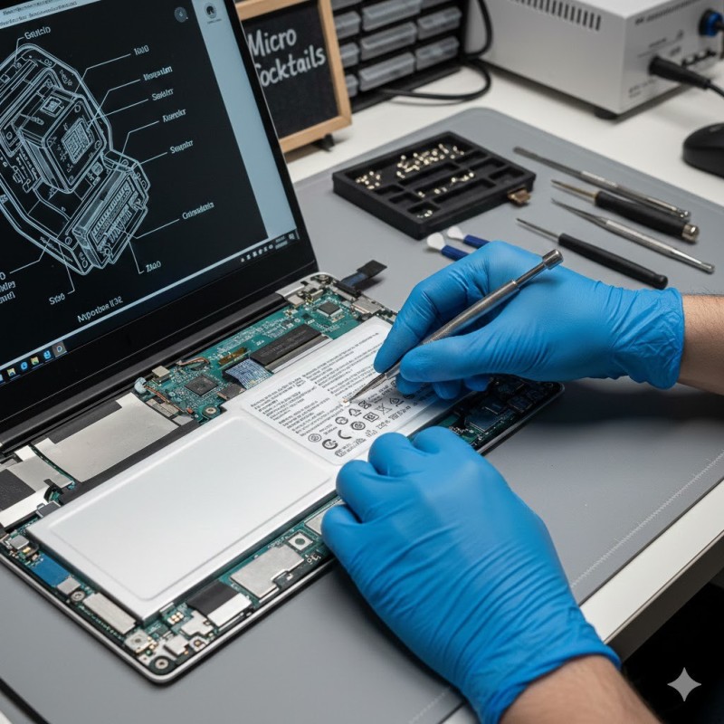 Remplacement Batterie Microsoft Surface Laptop 4 Paris 17 | Micro Cocktails