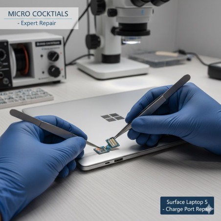 Réparation professionnelle connecteur de charge Surface Laptop 5 - Micro Cocktails Pari