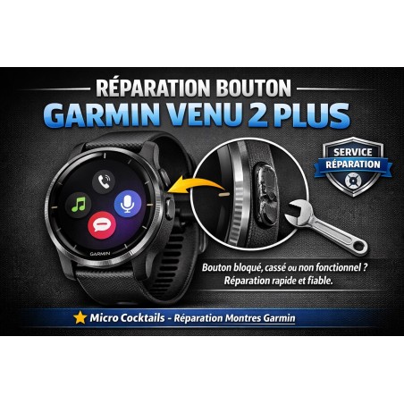 Réparation Bouton Garmin Venu 2 Plus | Micro-Soudure Paris 17