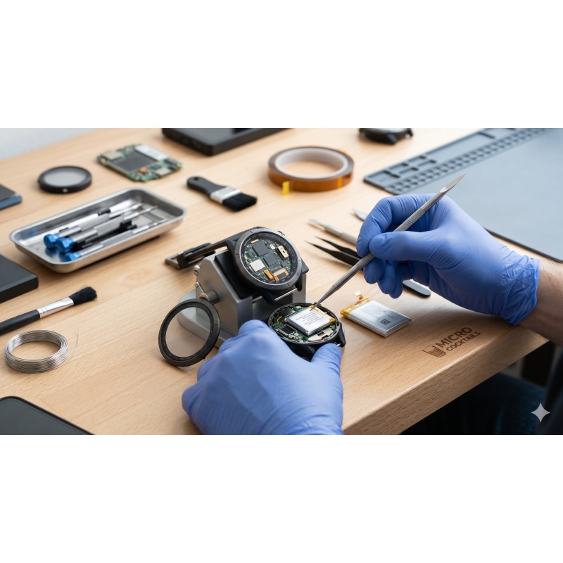 Remplacement batterie montre Garmin approach S40