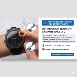 Réparation Bouton Garmin Tactix 7 | Micro-soudure & Rapide Paris