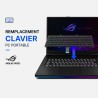 Remplacement clavier ASUS ROG G17 G713PV | Pièce officielle ASUS