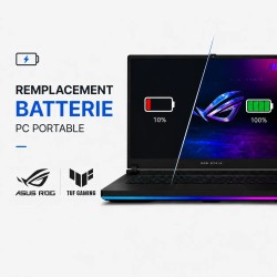 Remplacement de batterie Asus ROG Strix Scar, Zephyrus, TUF Gaming