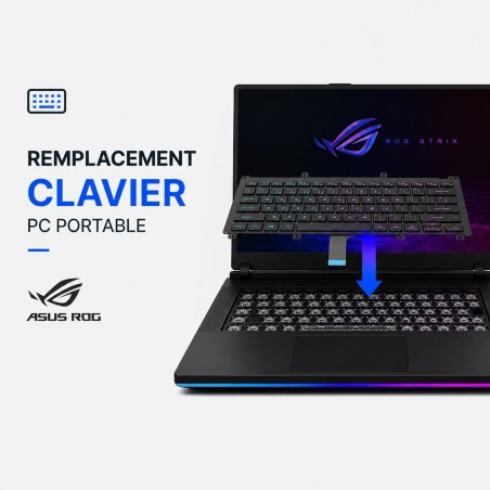 réparation clavier topcase Asus Rog Zephyrus G15 GA503QMA
