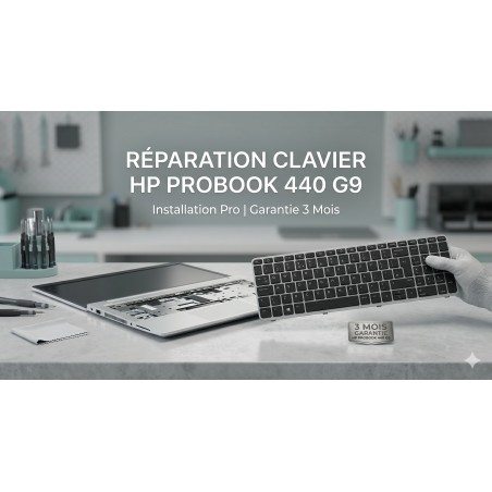 Remplacement Clavier HP ProBook 440 G9 Noir | Réparation Rapide