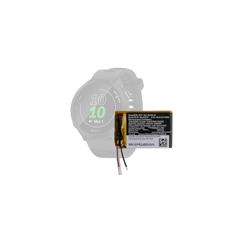 Remplacement batterie montre Garmin Forerunner 55