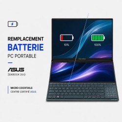 Remplacement de batterie Asus Zenbook Pro Duo UX582LR