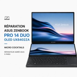 Réinstallation Windows et pilotes ASUS ZenBook Pro 14 Duo OLED UX8402ZA