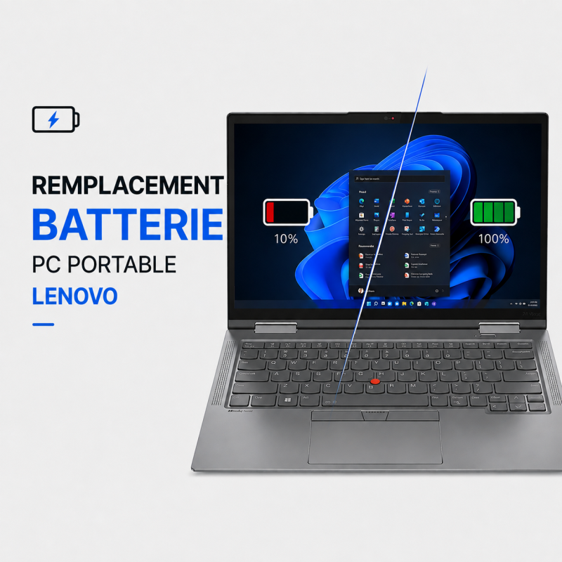 Remplacement Batterie Lenovo ThinkPad X1 Yoga 8th Gen Paris