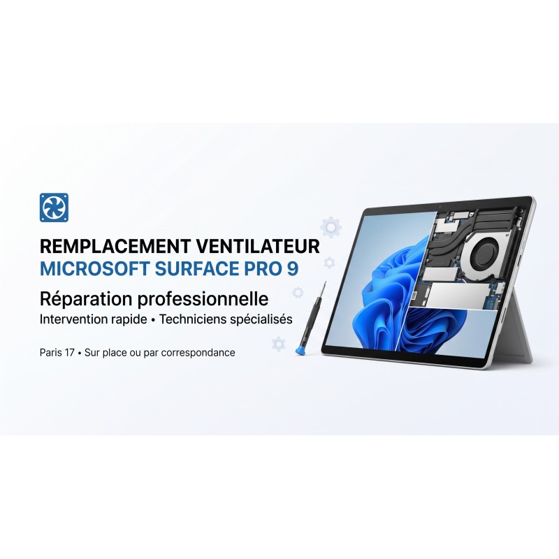 Réparation Ventilateur Surface Pro 9 | Micrococktails