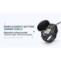 Remplacement Batterie Garmin Venu 2 - Atelier Spécialisé