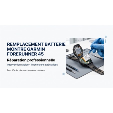 Changement batterie Garmin Forerunner 45 | Micrococktails