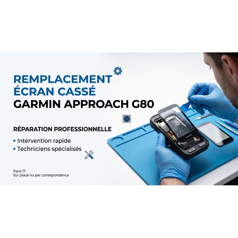 Réparation Écran Garmin Approach G80 | Micrococktails