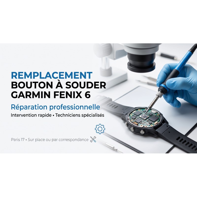 Réparation Bouton Garmin Fenix 6 | Carte Mère | Micrococktails