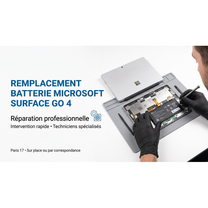 Réparation Batterie Microsoft Surface Go 4 | Écran Intact