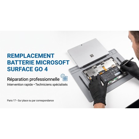 Réparation Batterie Microsoft Surface Go 4 | Écran Intact