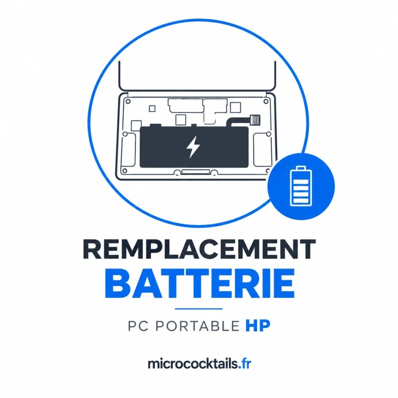 Remplacement de batterie originale HP Omen 16-b Series à Paris