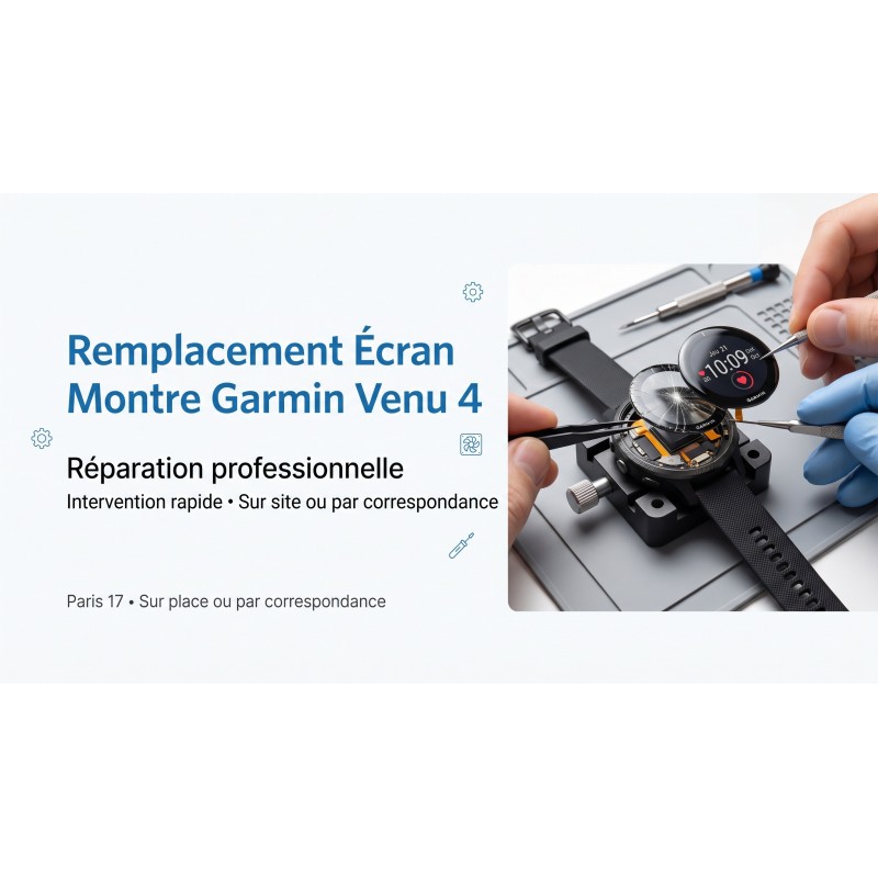 Réparation Écran Garmin Venu 4 | Micrococktails