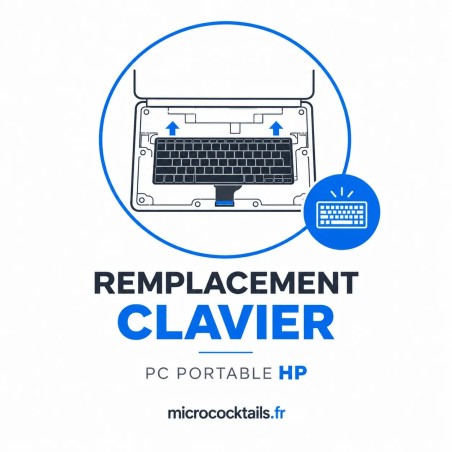 Remplacement Clavier HP ProBook 450 G9 Noir