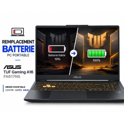 Réparation batterie ASUS TUF Gaming A16 Advantage Edition FA617NS