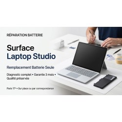 Réparation Batterie Surface Laptop Studio | Micrococktails