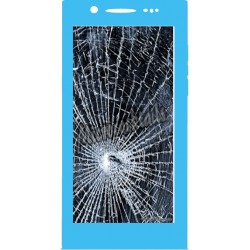 Réparation écran cassé (vitre + lcd) Blackberry LEAP