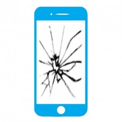 Réparation écran cassé (vitre + lcd) Iphone 7