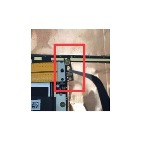 Module carte contacteur intermediaire batterie et carte mère surface pro 3
