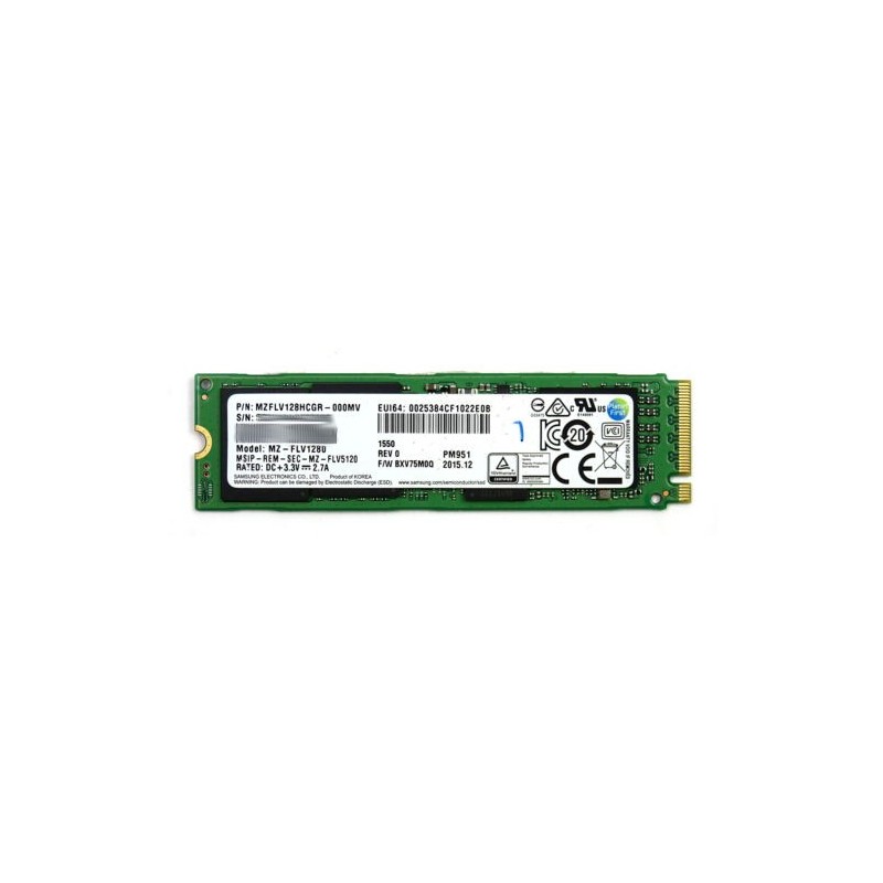 Mémoire SSD flash 128Go M.2 SSD MZ-FLV1280 pour MicroSoft Surface pro 4 