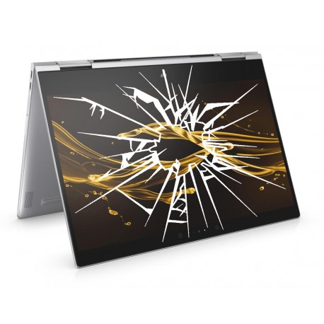 Réparation PC portable HP Spectre x360 13-ae007nf écran cassé vitre fissurée