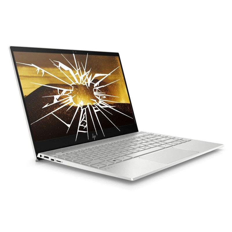 Réparation PC portable HP ENVY 13-ah écran cassé vitre fissurée