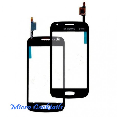 Vitre Tactile Noire Samsung Galaxy ACE 3 S7270 S7275 noir avec autocollant