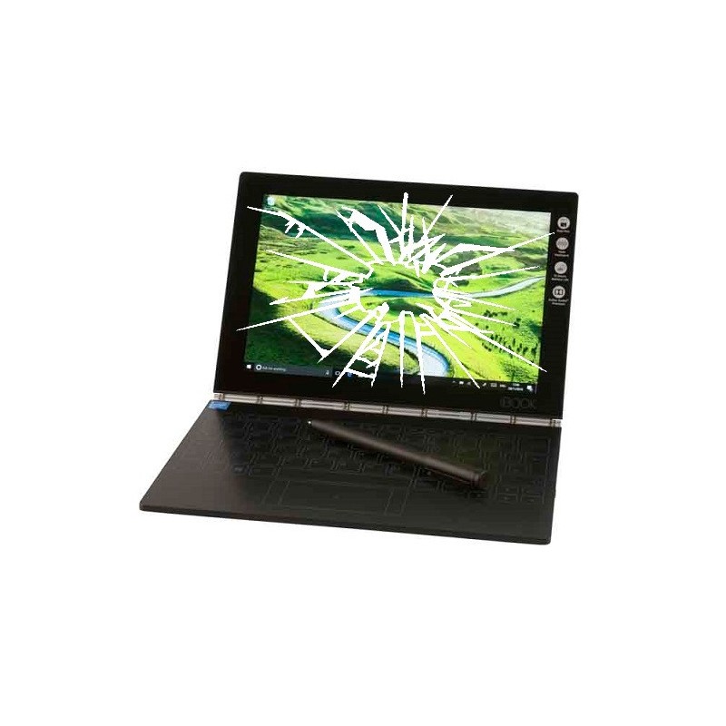 Réparation écran cassé vitre fissurée Lenovo YOGA BOOK 10.1 YB1-X91F