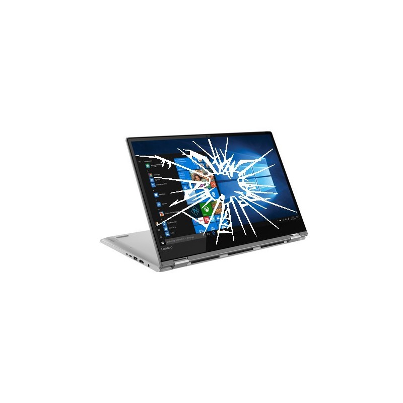 Réparation écran cassé vitre fissurée Lenovo YOGA 530 14-IKB