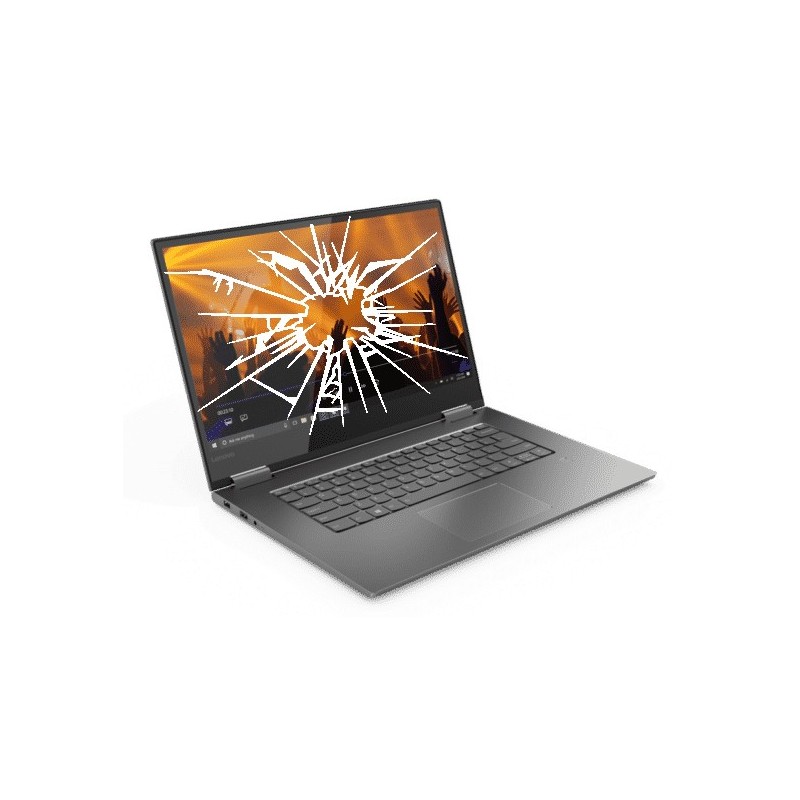 Réparation écran cassé vitre fissurée Lenovo Yoga C730-15IWL