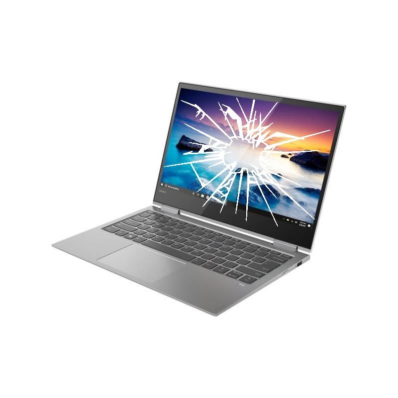 Réparation écran cassé vitre fissurée Lenovo Yoga S730-13IWL