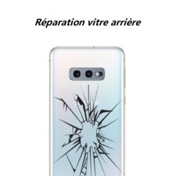 Réparation vitre arrière cassée Samsung Galaxy S10